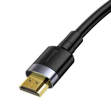 Baseus Cafule HDMI / HDMI 2.0 4K 60 Hz 3D 18 Gbps Kabelis - Juodas 1