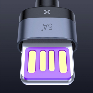 Kabelis Baseus Cafule Hw Quick Charging Data Dvipusis Laidas Type-C 40W 1M Pilkas/Juodas UGLX912 13