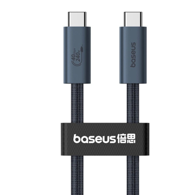 Baseus CB000068 USB-C - USB-C Kabelis 240W PD 8K 60Hz 1m - Juodas 1