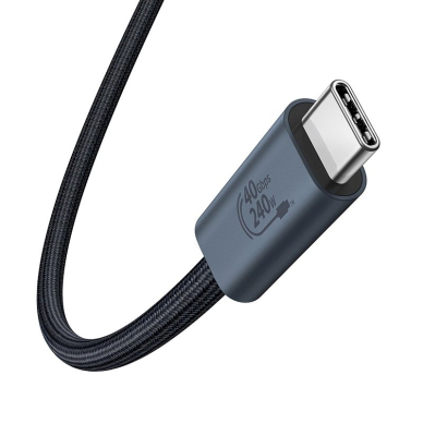 Baseus CB000068 USB-C - USB-C Kabelis 240W PD 8K 60Hz 1m - Juodas 4