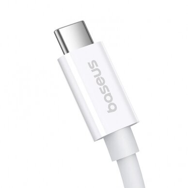 Baseus CB000068 USB-C - USB-C Kabelis 240W PD 8K 60Hz 1m - baltas 4