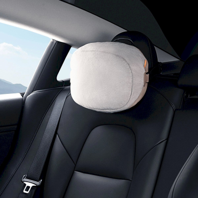 Baseus ComfortRide Series car headrest cushion2 materials - beige 10