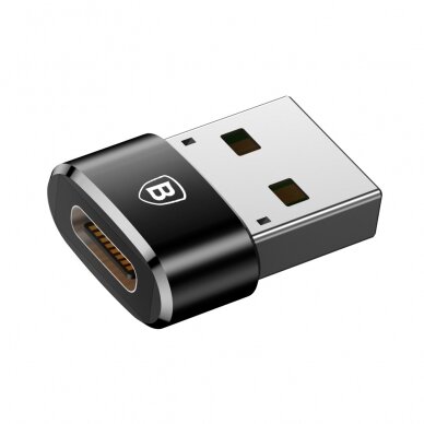 Adapteris Baseus USB Type-C to USB Connector Juodas (CAAOTG-01) 2