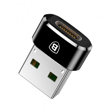 Adapteris Baseus USB Type-C to USB Connector Juodas (CAAOTG-01)