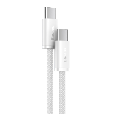 Baseus Dynamic Series USB-C / USB-C 100W 2 m Kabelis - baltas 1