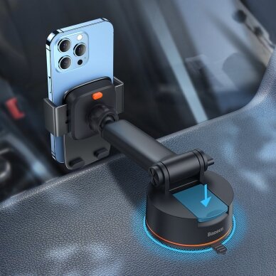 Laikiklis Baseus Easy Control Pro cockpit / grille holder Juodas (Suction Cup Version) (SUYK020001) 14