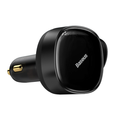 Baseus Enjoyment Retractable 2-in-1 Car Charger C+L 30W Juodas 3