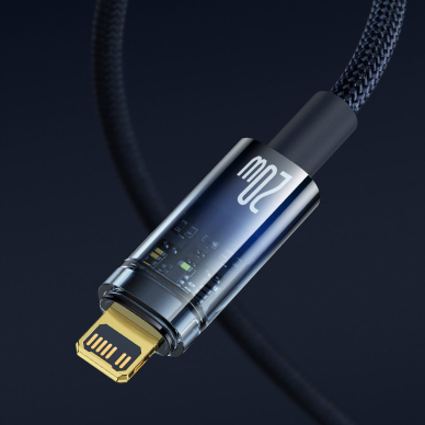 Baseus Explorer Series cable USB Type C - Lightning 20W 1m Mėlynas (CATS000003) 16