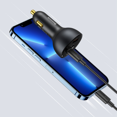 Baseus fast USB / USB car charger Type C 160W PPS Quick Charge 5 PD Pilkas (TZCCZM-0G) 13