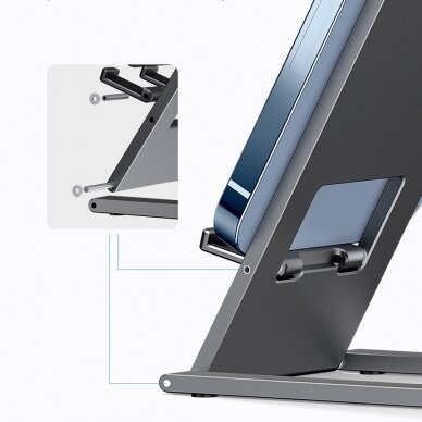 Baseus foldable desk stand tablet holder gray (LUKP000013) 19