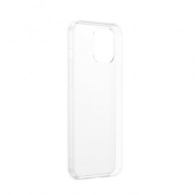 Tvirtas apsauginis dėklas 'Baseus Frosted Glass' iPhone 12 Pro Max baltas (WIAPIPH67N-WS02) 3