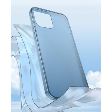 Tvirtas apsauginis dėklas 'Baseus Frosted Glass' iPhone 12 Pro Max baltas (WIAPIPH67N-WS02) 7