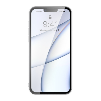 Dėklas Baseus Frosted Glass iPhone 13 Pro Max Skaidrus (ARWS000202) 2