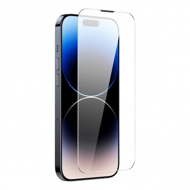 Ekrano apsauga Baseus Full Screen Tempered Glass 0.4mm + Mounting Kit iPhone 14 Pro Max  2