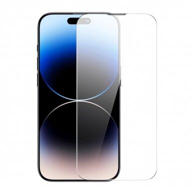 Ekrano apsauga Baseus Full Screen Tempered Glass 0.4mm + Mounting Kit iPhone 14 Pro Max