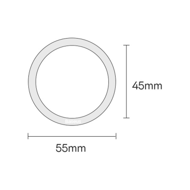 Baseus Halo Series magnetic ring (2 pcs / package) Sidabrinis (PCCH000012) 19