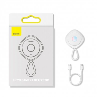 Baseus Heyo Camera Detector Baltas（With Simple charging cable USB to Type-C 0.3m Baltas) 23