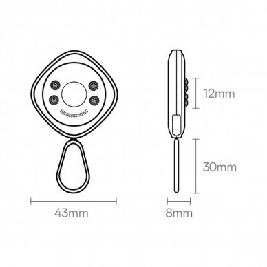 Baseus Heyo hidden camera detector Juodas (FMHY000001) 22