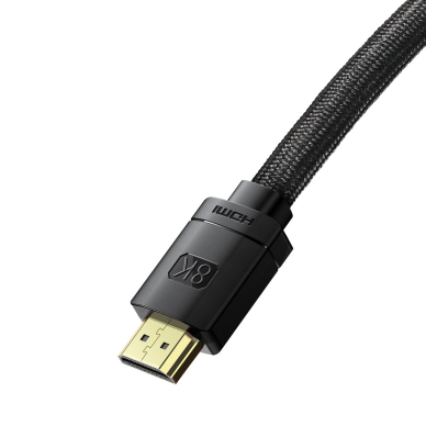 Baseus High Definition Series HDMI 8K to HDMI 8K Adapter Cable 1.5m Juodas 2