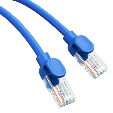 Baseus High Speed ​​Cat 6 RJ-45 1000Mb/s Ethernet Kabelis 3m round - blue 7