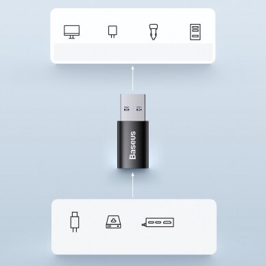 Baseus Ingenuity Series Mini USB 3.1 OTG to USB Type C adapter blue (ZJJQ000103) 12