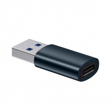 Baseus Ingenuity Series Mini USB 3.1 OTG to USB Type C adapter blue (ZJJQ000103)