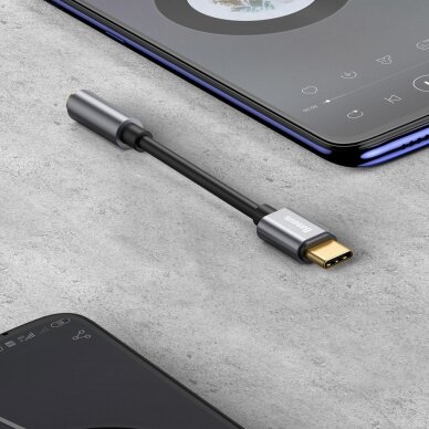 Adapteris Baseus L54 Usb-C Į 3.5 Mm Female juodas UGLX912 12