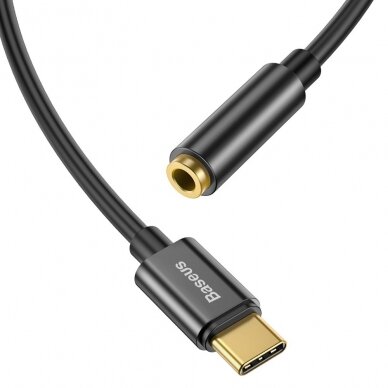 Adapteris Baseus L54 Usb-C Į 3.5 Mm Female juodas UGLX912 3