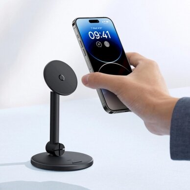 Baseus MagPro magnetic standing Laikiklisthe phone - Juodas 11