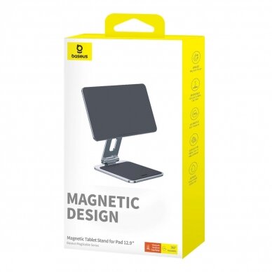 Baseus MagStable magnetic foldable stand12.9" tablets - pilkas 4