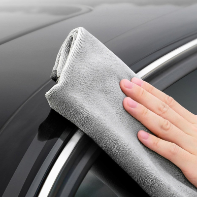 Baseus Microfiber Towel To Dry Washing Car 40 Cm X 80 Cm Pilkas (Crxcmj-A0G) 12