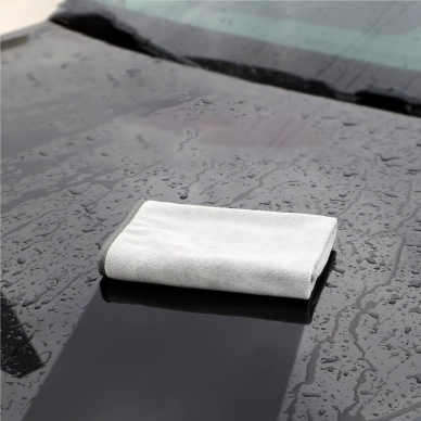 Baseus Microfiber Towel To Dry Washing Car 40 Cm X 80 Cm Pilkas (Crxcmj-A0G) 9