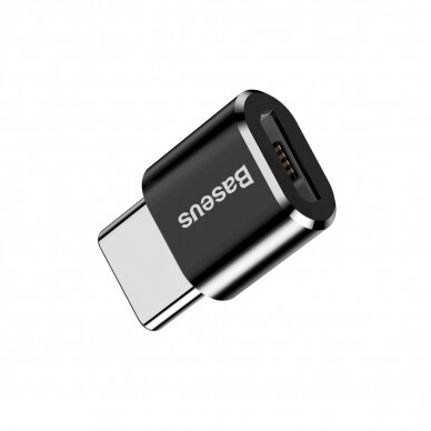 Baseus Mini Micro USB to USB-C adapter - Juodas 3