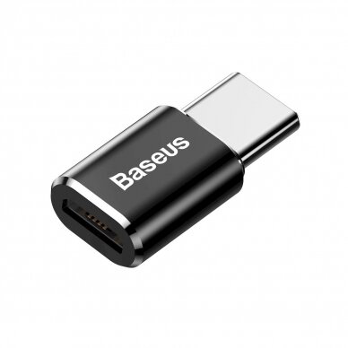 Baseus Mini Micro USB to USB-C adapter - Juodas 5