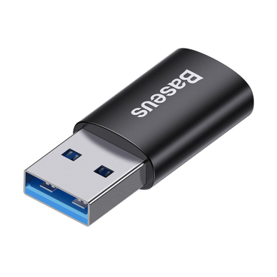 [Užsakomoji prekė] Baseus - OTG Adapter Ingenuity Series (ZJJQ000101) - USB 3.1 to Type-C, Aluminium Alloy, 10Gbps - Juodas 1