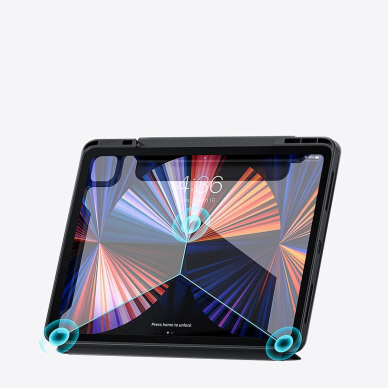 Dėklas Baseus Safattach Y-type iPad Pro 12.9 "2018/2020/2021 Baltas (ARCX010102) 16