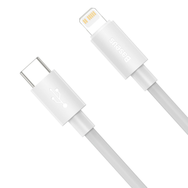 Baseus Simple Wisdom Lightning / USB-C Kabelis 20W 1.5 m 2 pcs - baltas 2