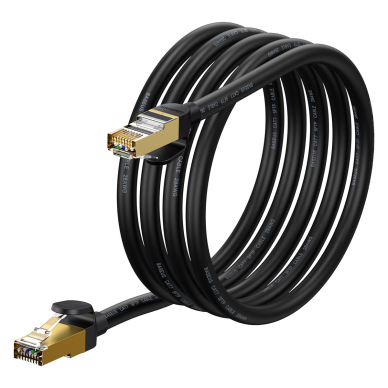 wBaseus Speed Seven Fast RJ45 10Gbps Network Cable 2m Juodas (WKJS010301)