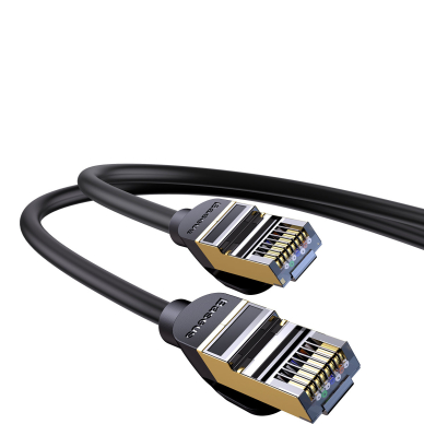 Baseus Speed Seven High Speed RJ45 Network Cable 10Gbps 1.5m Juodas (WKJS010201) 2