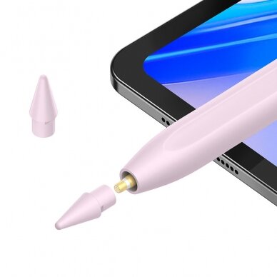 [Užsakomoji prekė] Baseus - Stylus Pen Smooth Writing 2 Series (SXBC060104) - Active, with Palm Rejection and Tilt Sensor - Rožinis 3