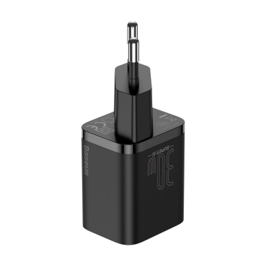 Greitas Buitinis Įkroviklis Baseus Super Si 1C USB Type C 30 W Power Delivery Quick Charge Juodas (CCSUP-J01) UGLX912 3