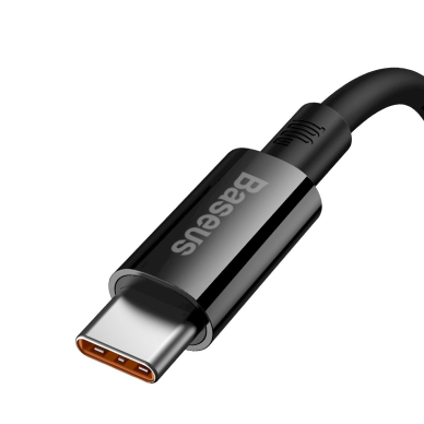 Baseus Superior Series USB-A / USB-C 100W 2m Kabelis - Juodas 3