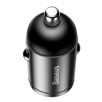 Automobilinis įkroviklis Baseus Tiny Star Mini Quick Charge Car Charger Usb Port 30W pilkas 6