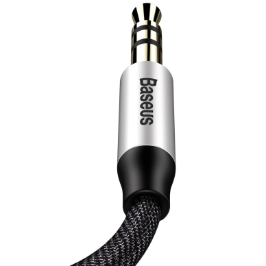 Baseus Yiven M30 stereo AUX 3.5 mm audio cable male mini jack 1m silver-black (CAM30-BS1) 6