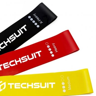 [Užsakomoji prekė] Elastinės juostos (5 vnt.) treniruotėms - Techsuit TS-01 - Multicolor 30