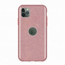 Blizgantis Tpu Dėklas "Wozinsky Glitter Shining" Iphone 11 Pro Max Rožinis