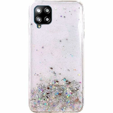 Wozinsky Star Glitter Shining Cover for Samsung Galaxy A42 5G transparent