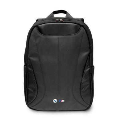 Kuprinė BMW Leather Tricolor Backpack BMBP15SPCTFK Juoda