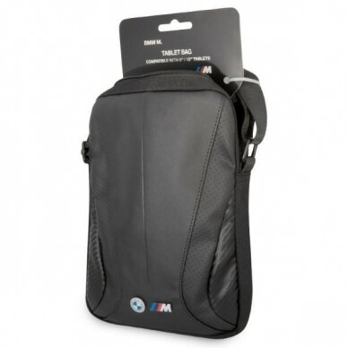 Krepšys BMW BMTB10SPCTFK Tablet 10'' bag Juodas Carbon&amp;Leather 4