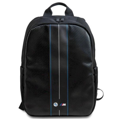 BMW Carbon  Blue Stripe backpack a 16 laptop - Juodas